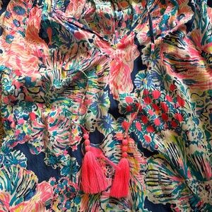 Lilly Pulitzer size large orale dress with tassels